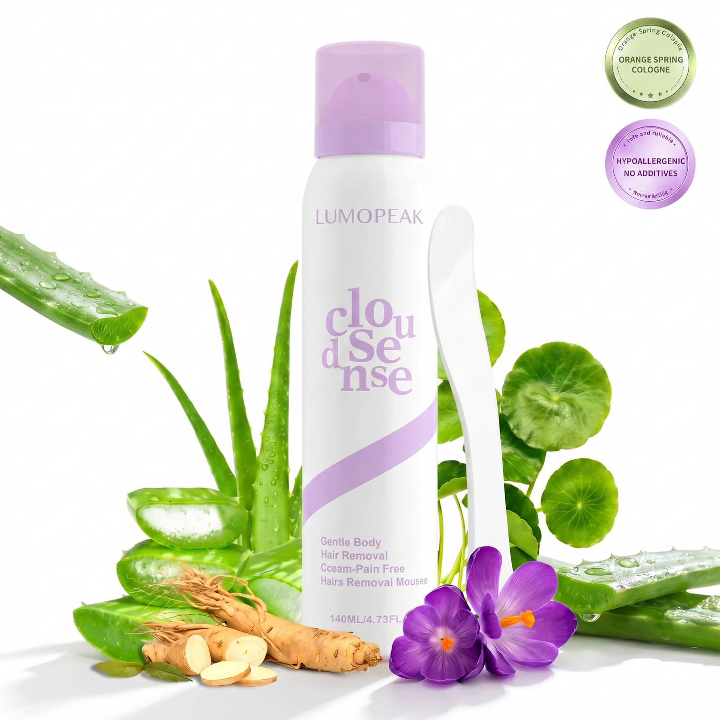 Lumopeak Pain-Free Sensitive Skin Hair Removal Spray